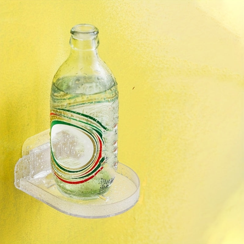 ClearShelf - Transparent Floating Monitor Shelf, Self-Adhesive No-Drill Wall Shelf