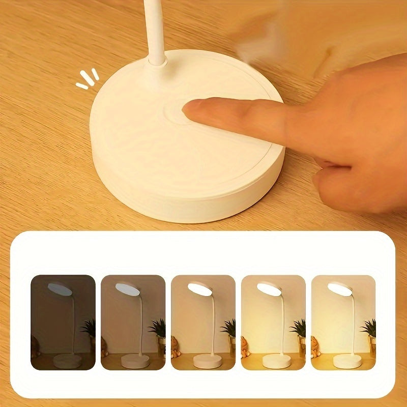 FlexiLight - LED Desk Lamp with 3-Level Dimming and USB Power Supply