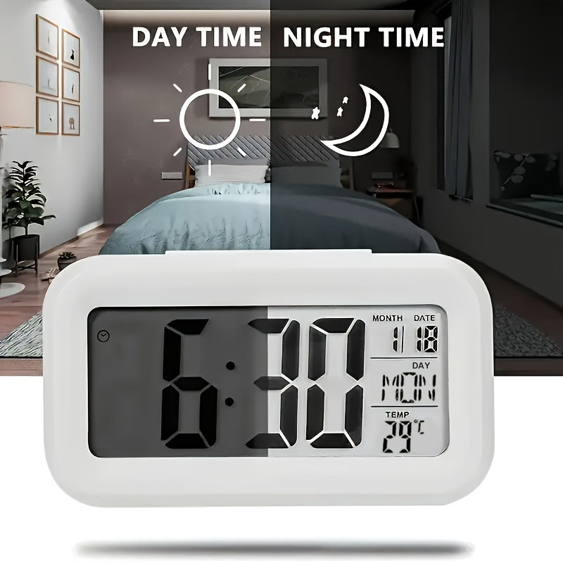 MelodyTime - Digital Music Alarm Clock with Snooze & Temperature Display