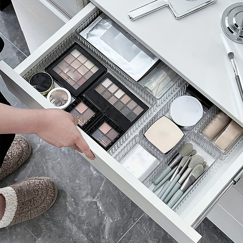 Organizador de cosméticos acrílico con cajones