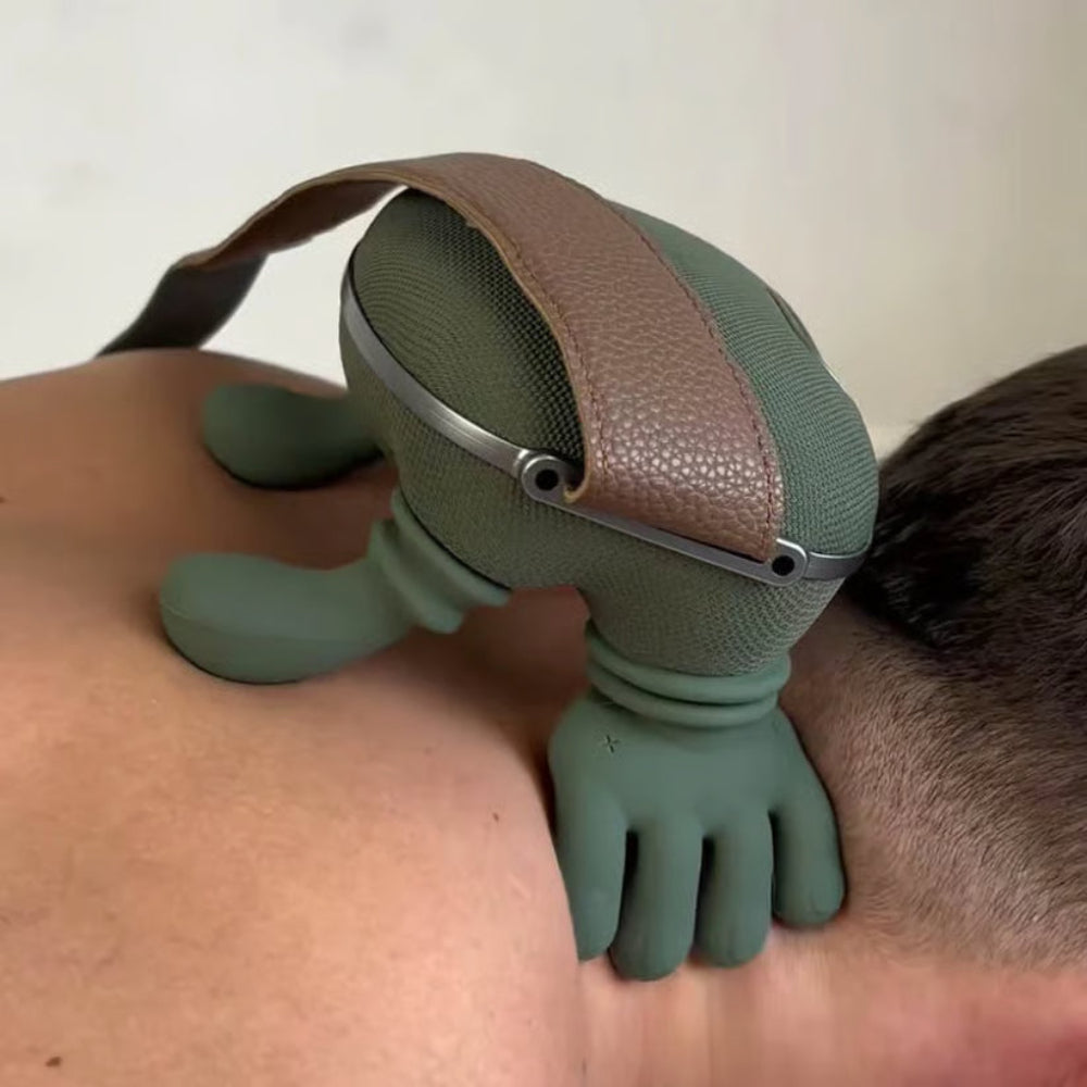 Aparelho Massagem Pescoco Vibracao Calor Portatil