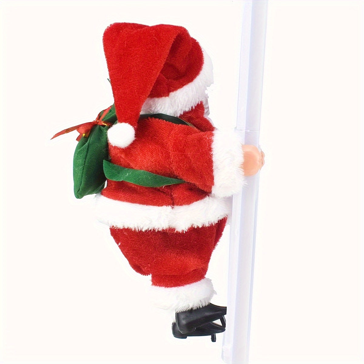 SantaLadder - Singing & Climbing Santa Claus Battery-Operated Decoration Set