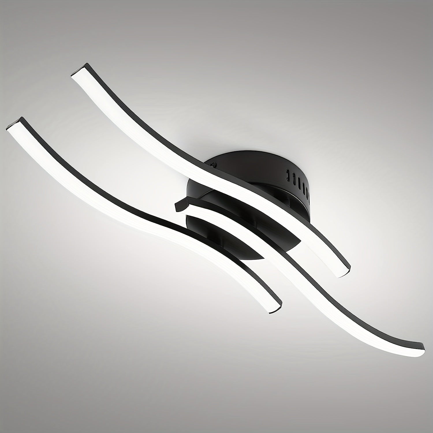 LumaCurve - Lampada da soffitto LED dimmerabile con design elegante a curva