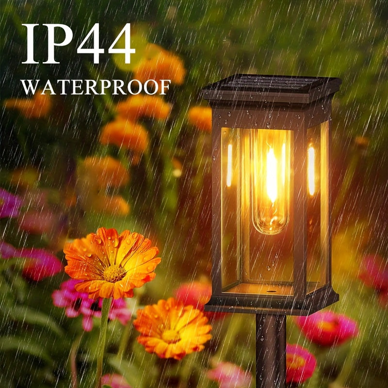 SolarLux - 4-piece Set Solar Garden Lighting IP44 Waterproof