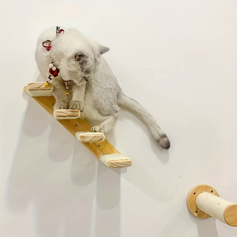 CatClimb - Wall-mounted Wooden Cat Climbing Shelf