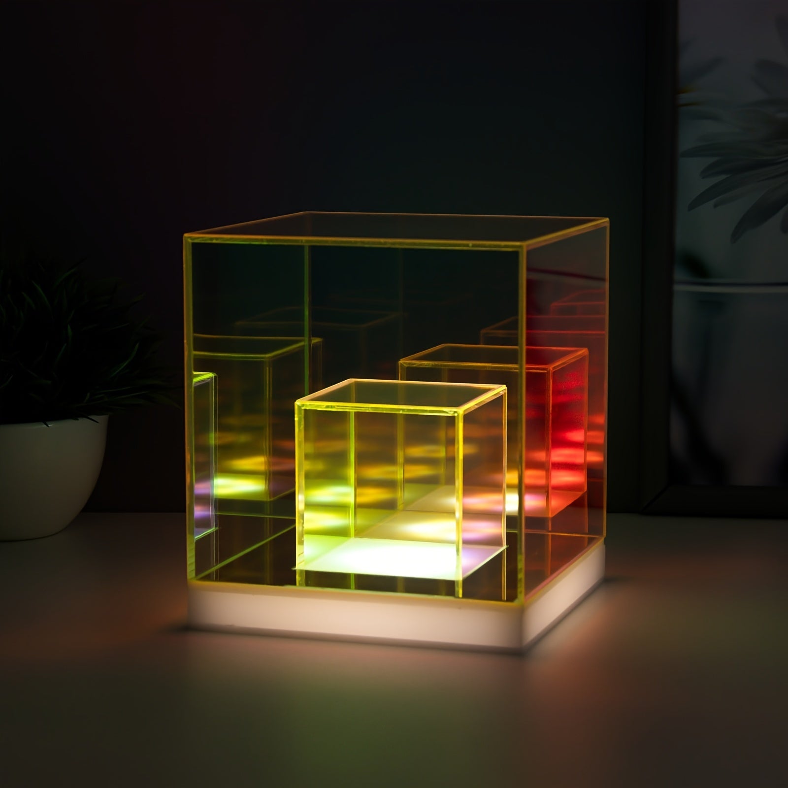 LumiLuxe - Traditional LED Table Lamp, 3-Color Adjustable, USB-Powered