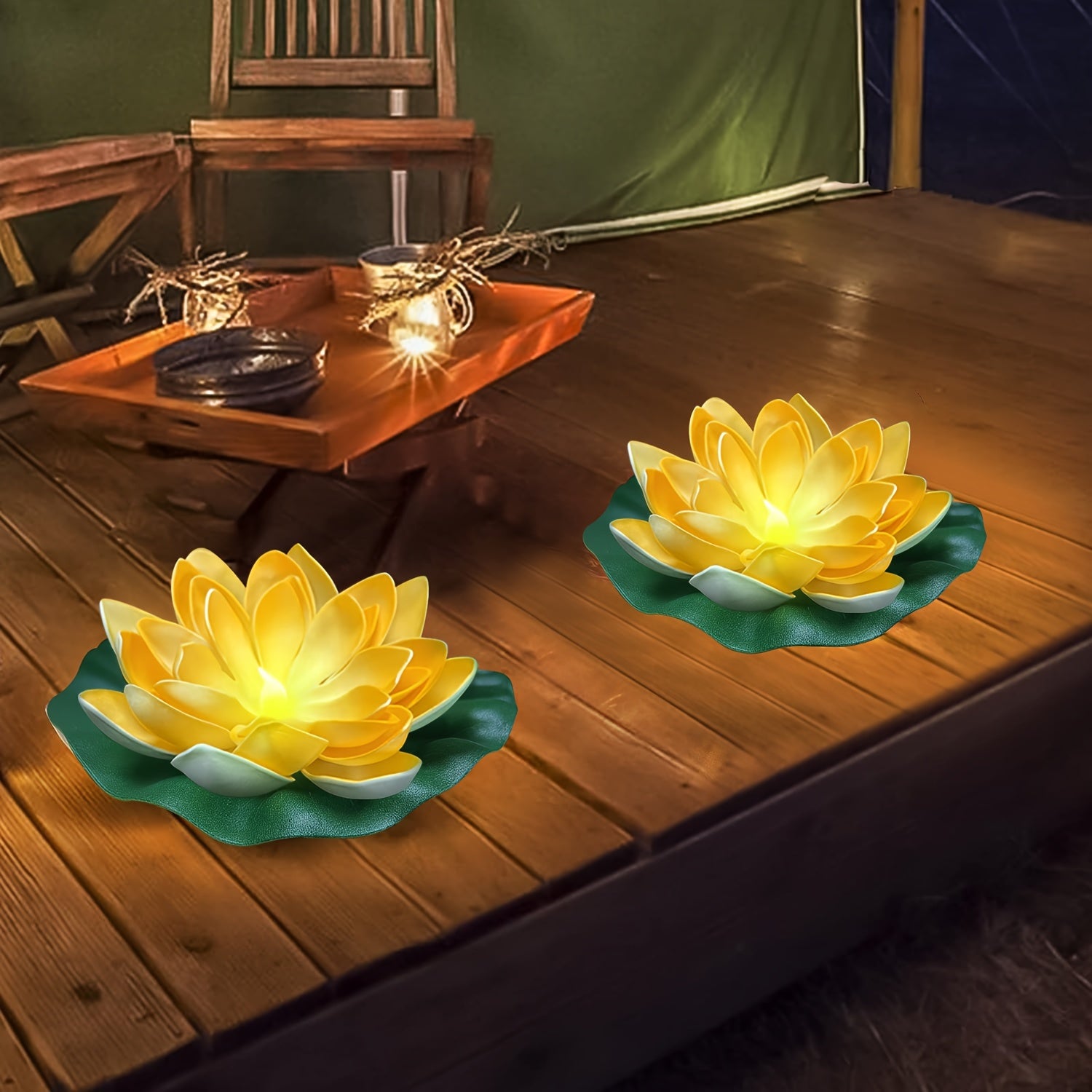 SolarLily - Decorative Lotus-Shaped Solar LED Lanterns in 3 Colors