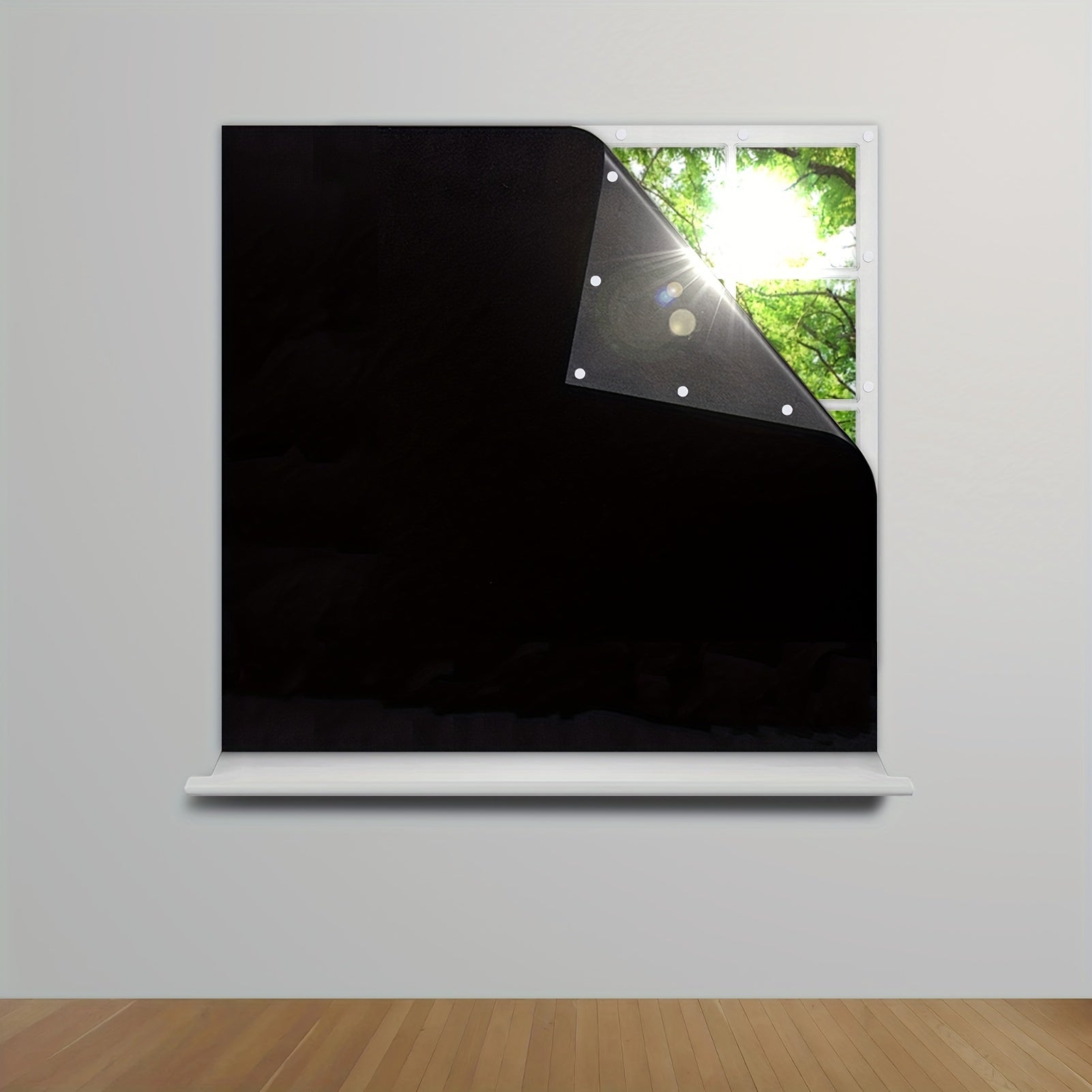 1 Peça de Cortinas Opacas - Persianas Opacas Portáteis, Revestimento de Janelas para Quarto e Sala de Estar