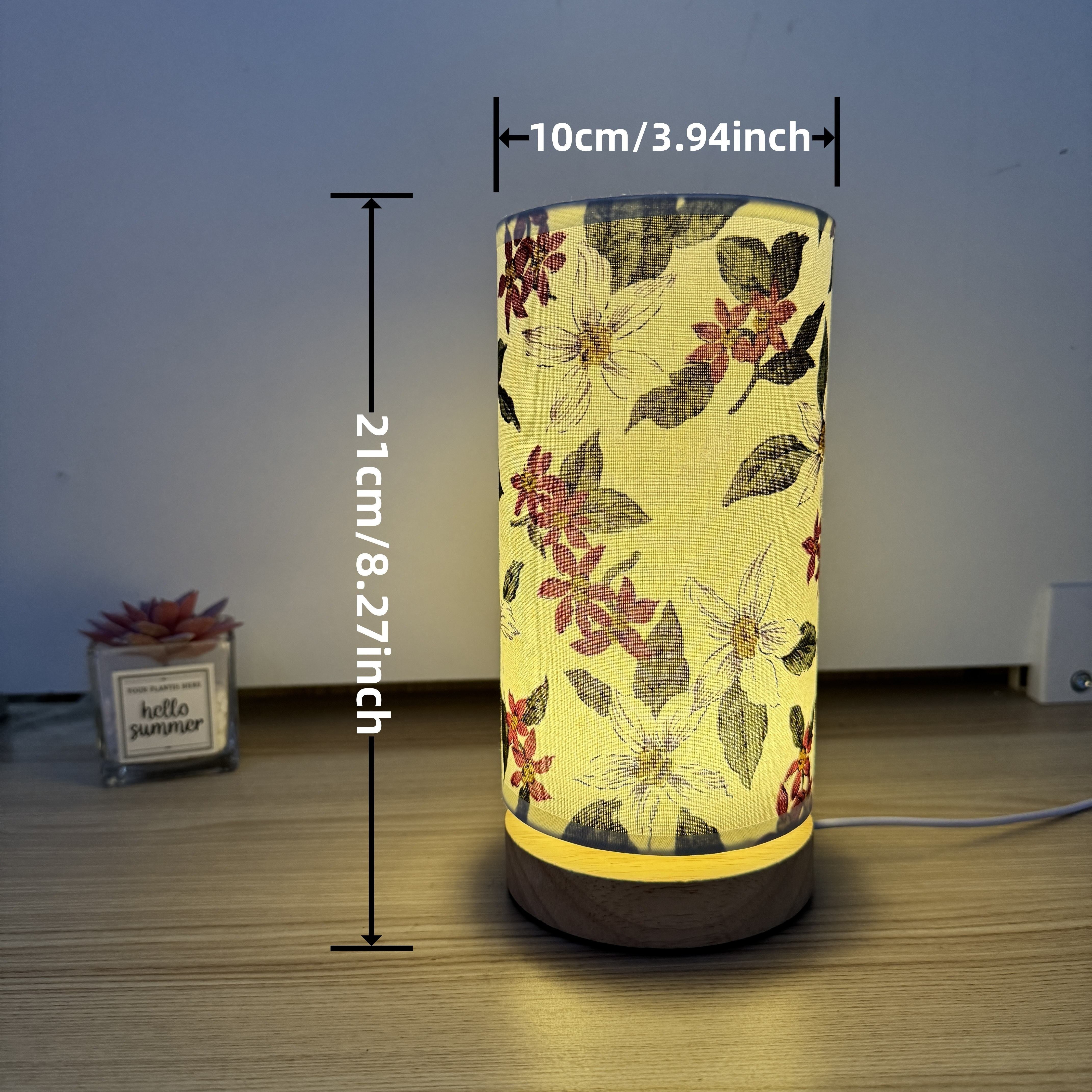 HoutLicht - Lampada da tavolo creativa in legno con LED