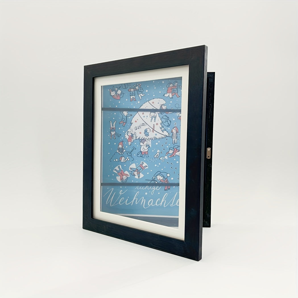 1 piece Children's Art Photo Frame - A4 Front Opening Frame for School Art, Flip Frame for Paintings and Projects