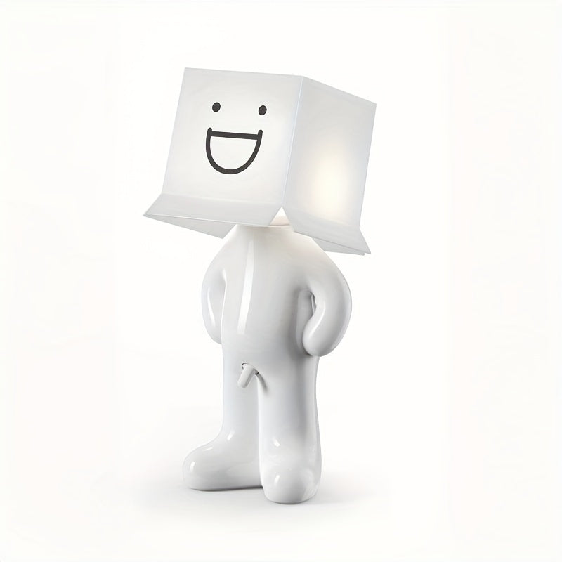 CartoonGlow - USB-powered Cartoon Table Lamp with LED Light and Push Button Control