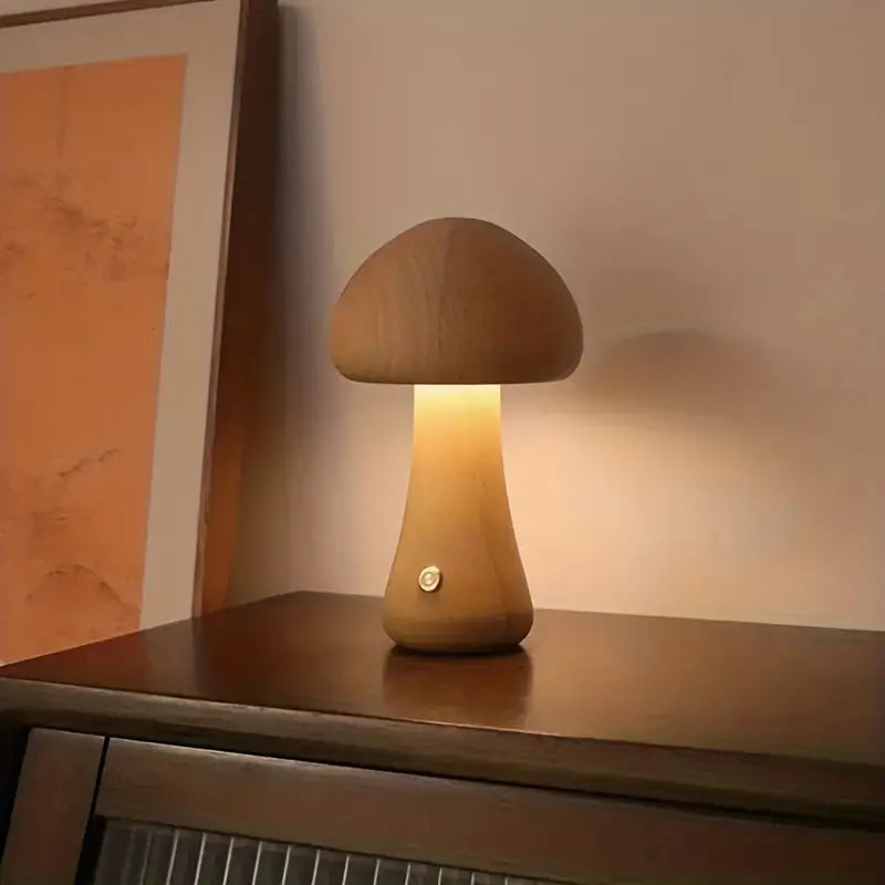 GloedGilde - Crea un'illuminazione suggestiva con lo stile fungo Bella lampada da tavolo di GloedGilde
