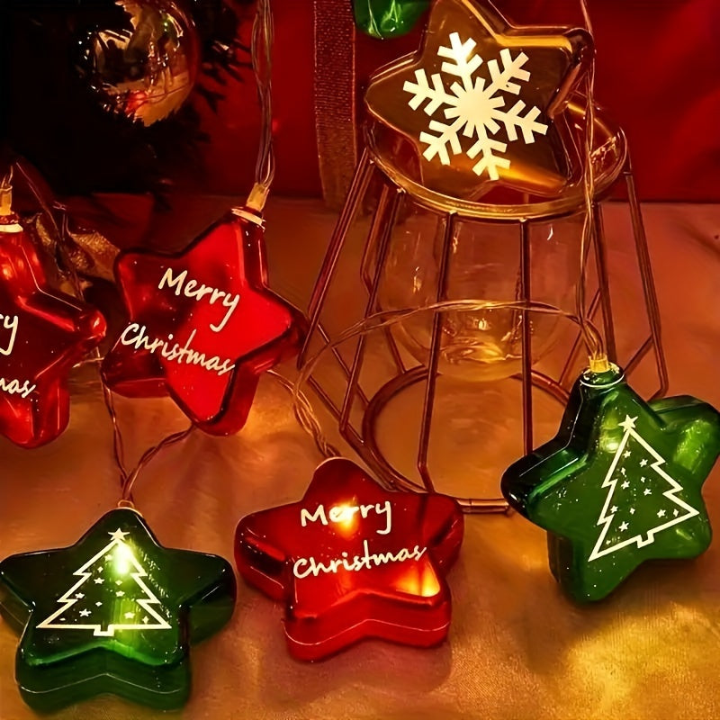 DecoGlow - Catena Luminosa LED Art Deco Palla di Neve