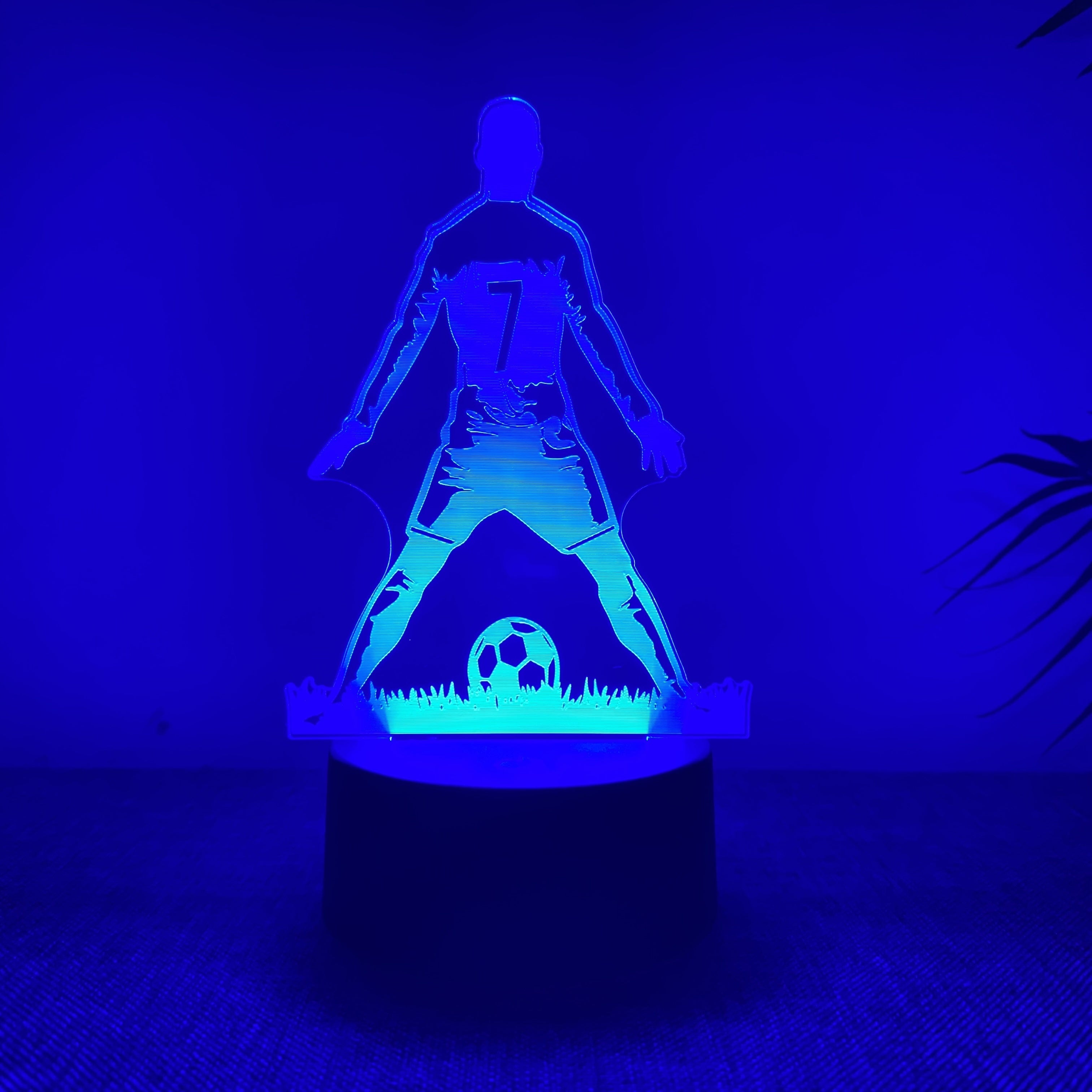 SportGlow - 3D Footballer LED Night Lamp with Color Change
