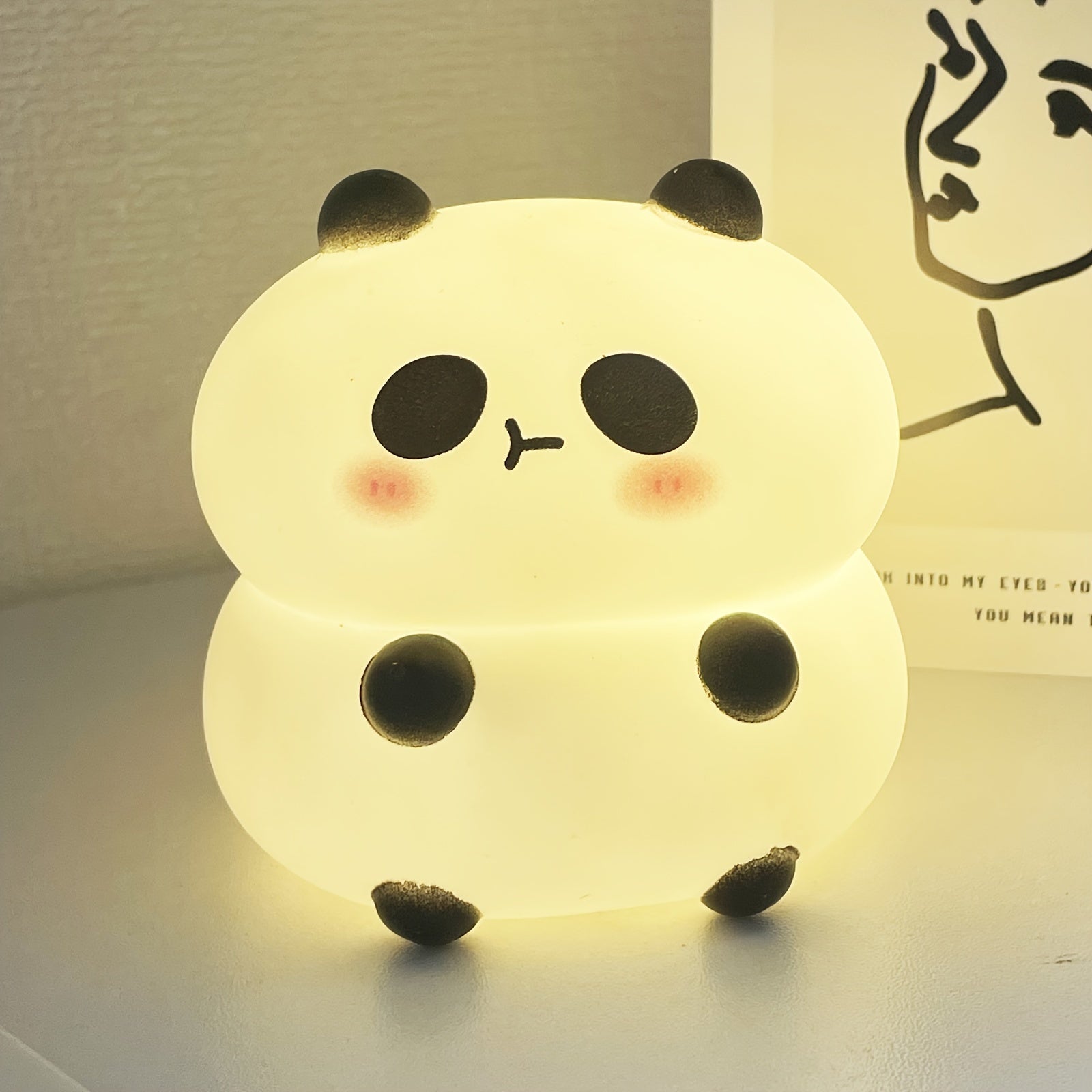 PandaGlow - Asian-inspired Panda Night Light with LED Lighting
