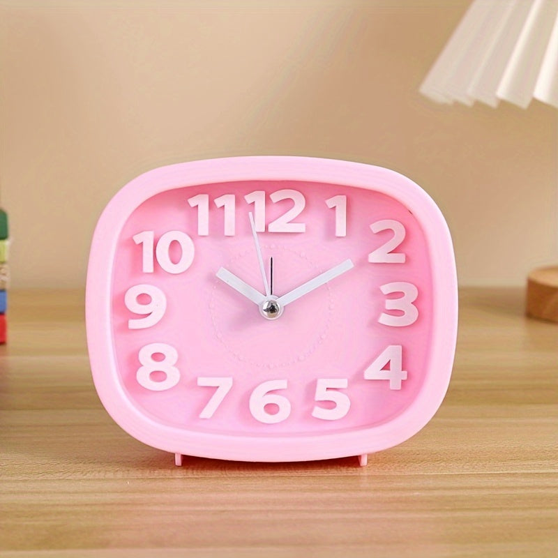 TimeSquare - Compact Square Alarm Clock with 3D Design