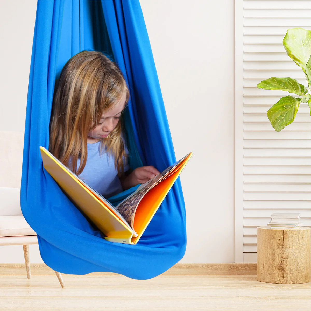 Hanging Chair Children Sensory Therapy Hammock Cotton