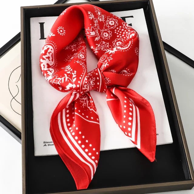 Foulard In Seta Foulard Elegante Design Unico - Image 3