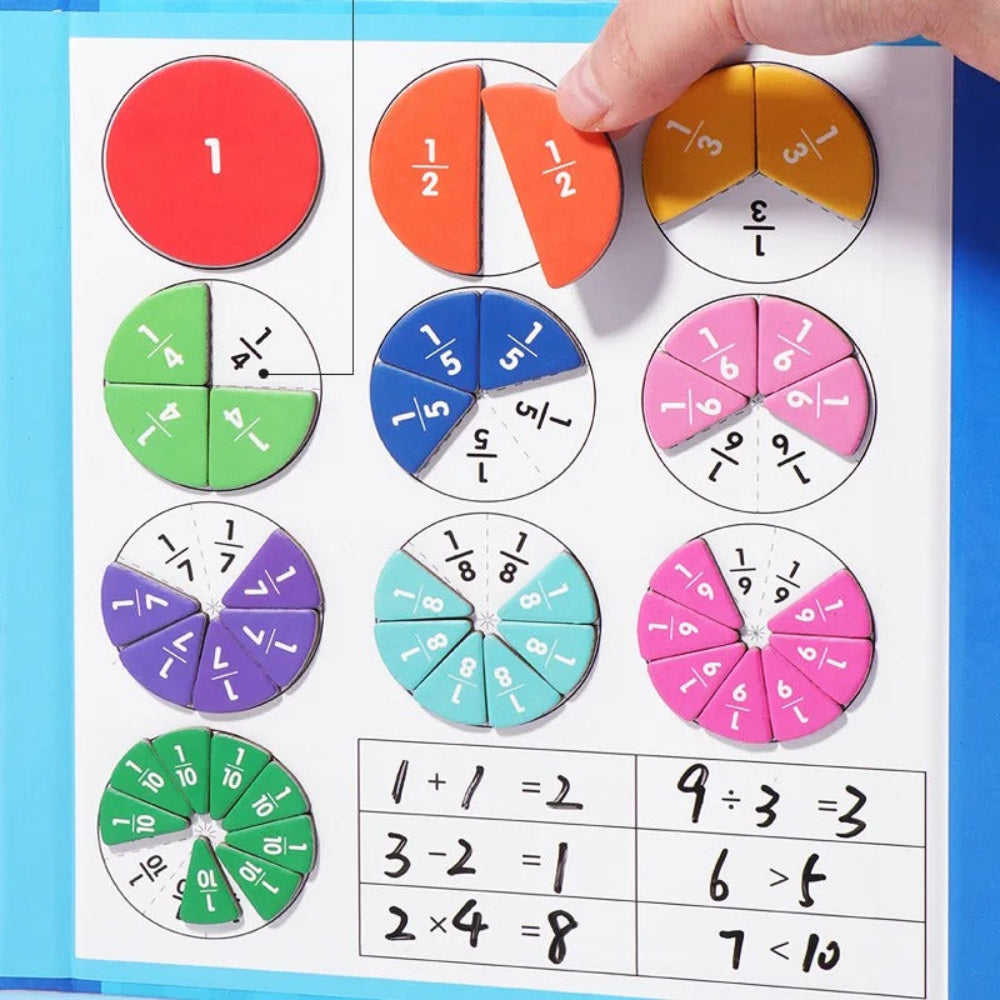 Educational Toy Magnetic Math Game Children