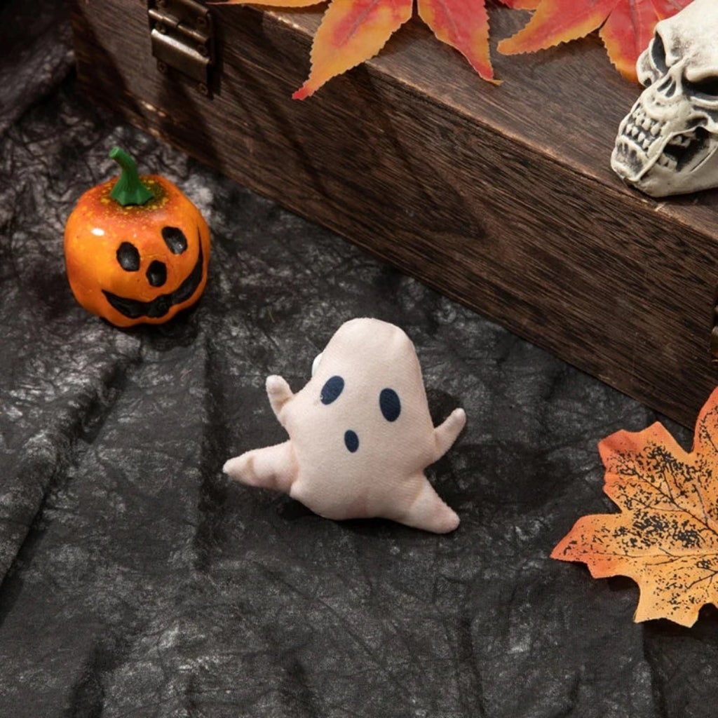 Giocattolo Di Halloween Fantasma Peluche Design Carino - Image 1