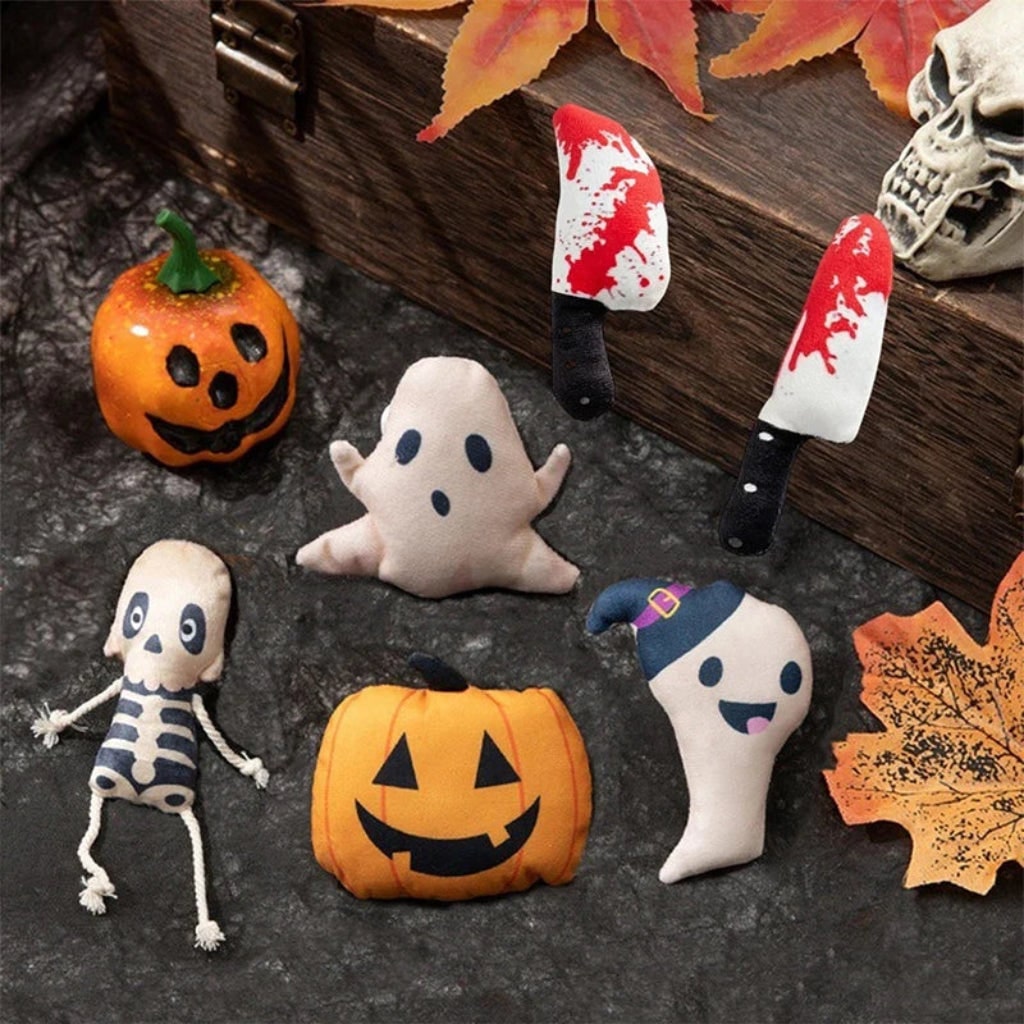 Giocattolo Di Halloween Fantasma Peluche Design Carino - Image 3