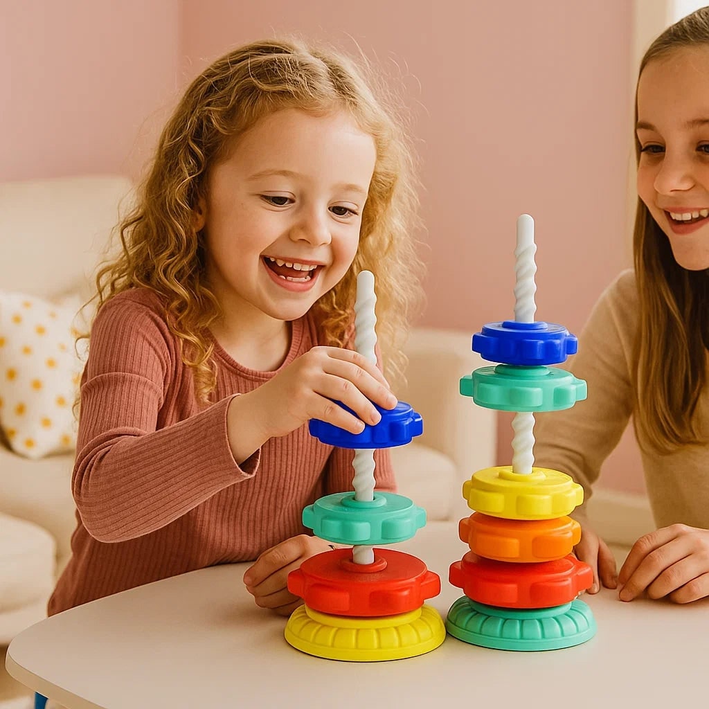 Giocattolo Impilabile Educativo Attività Apprendimento Divertente - Image 2