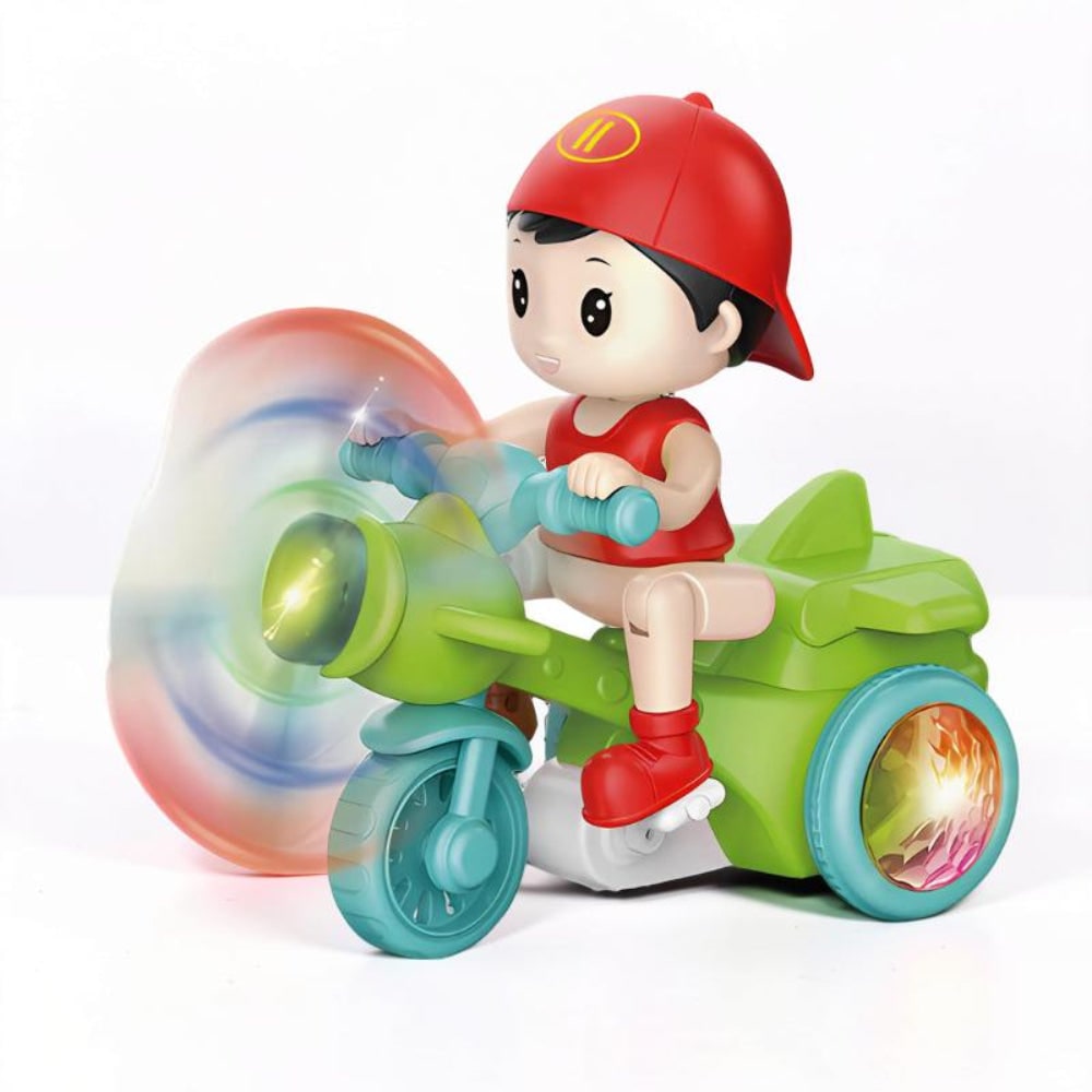 Giocattolo Moto Musicale Luci Rotante Bambini - Image 2