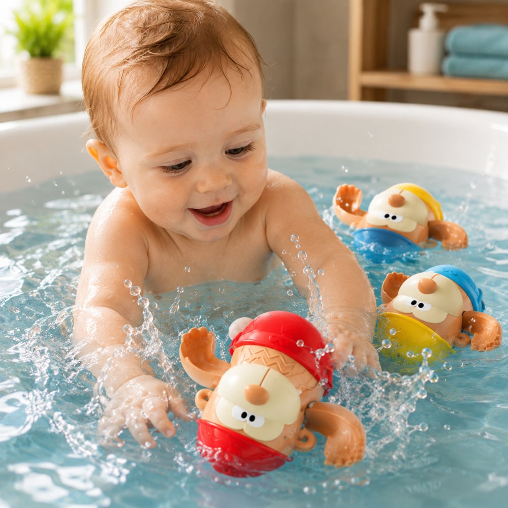 Gioco Bagno Bambini Nuoto Carica Manuale - Image 1