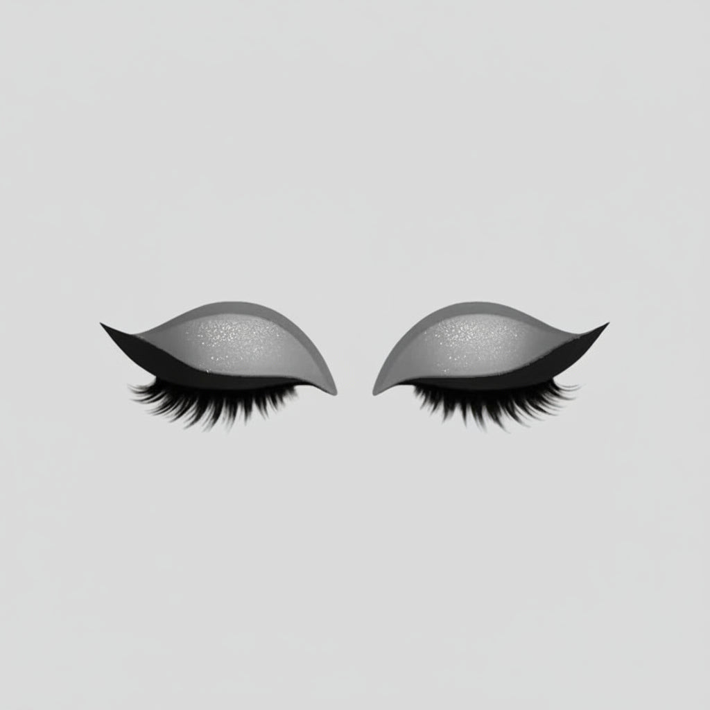 3-In-1 Eye Makeup Stickers Eyeshadow Eyeliner False Eyelashes