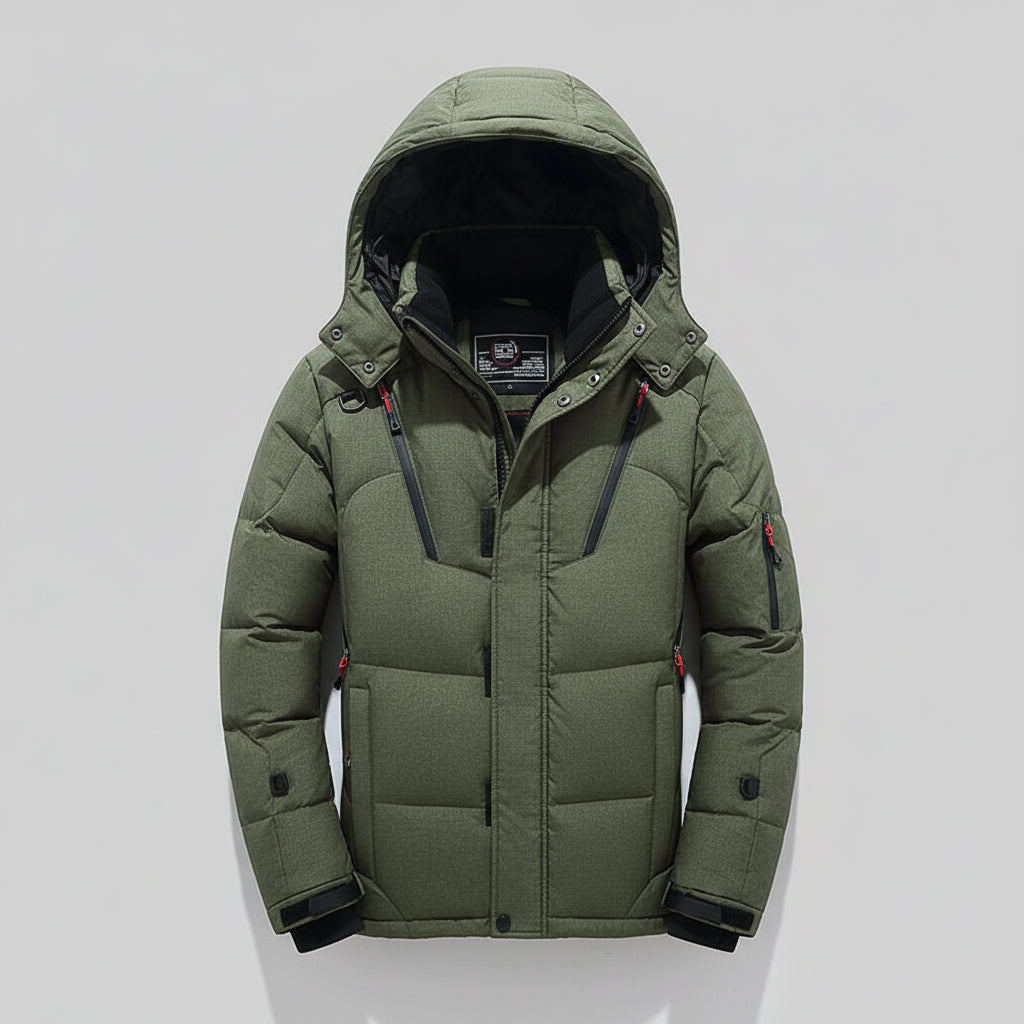 Waterproof Cold Weather Parka Adjustable Hood