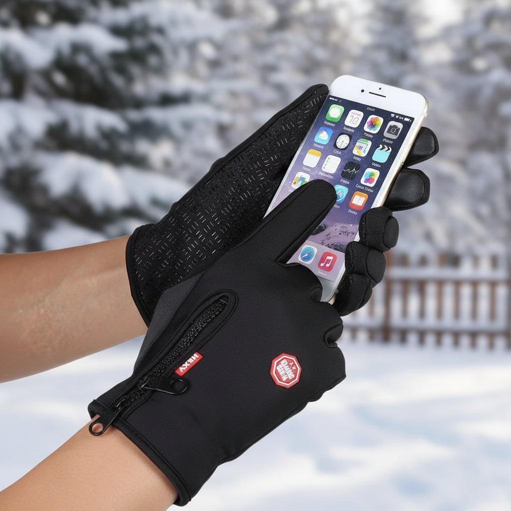 Guanti Invernali Impermeabili Touchscreen Compatibili - Image 1