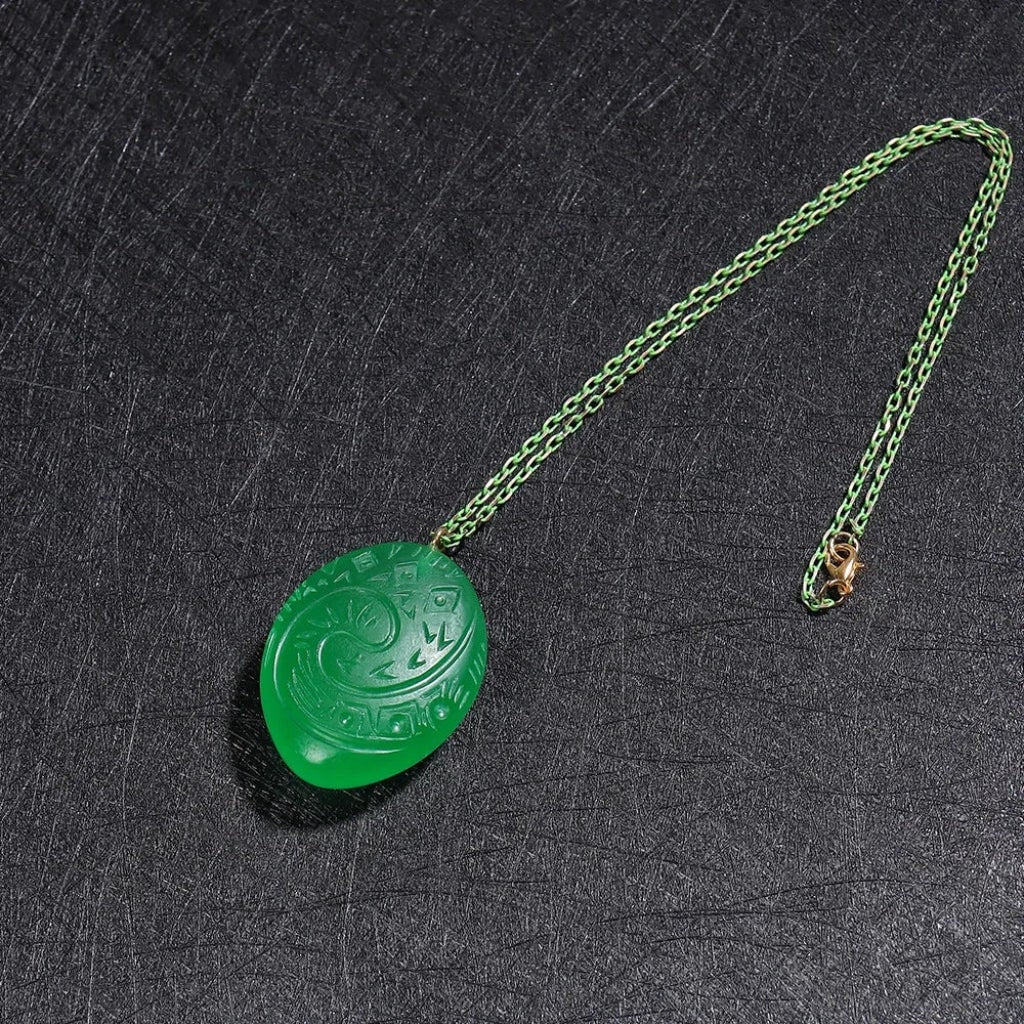 Halloween Accessories Collana Anime Pendente Verde - Image 5