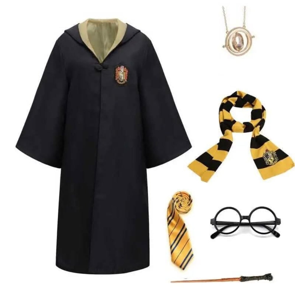 Halloween Costume Mago Cappotto Cappuccio - Image 8