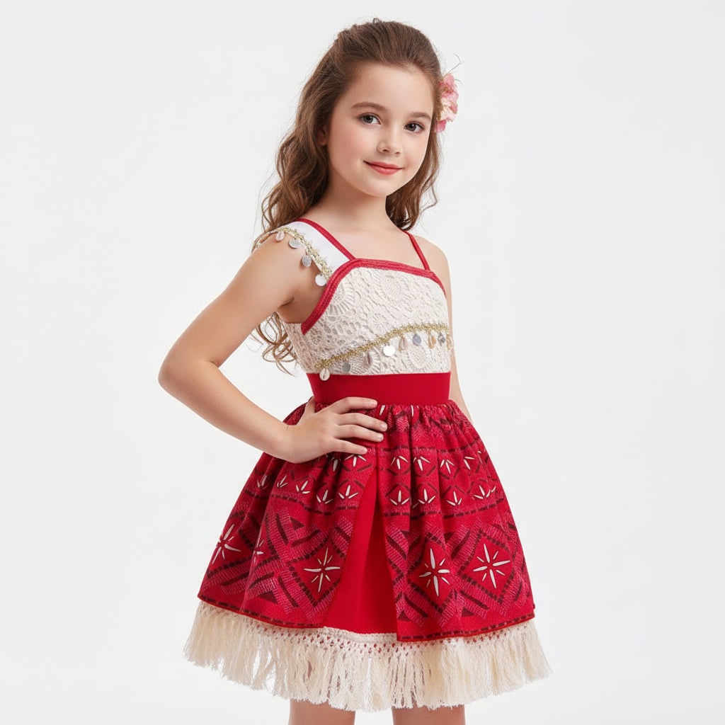 Halloween Costume Principessa Abito Frange - Image 1