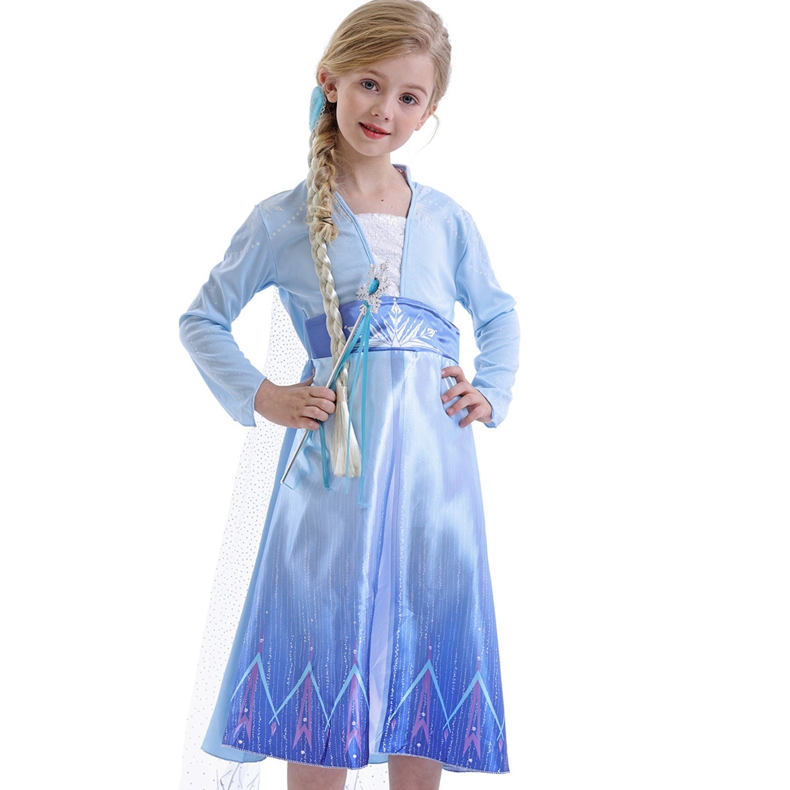 Halloween Costume Principessa Bambina Abito Tulle Glitter Carnevale - Image 1