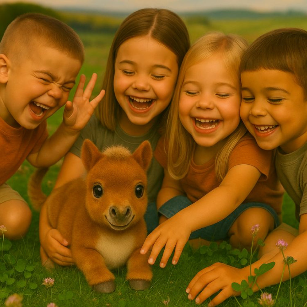 Interactive Robot Baby Brown Pony – Realistic Walking & Neighing Electronic Pet Toy - Image 5
