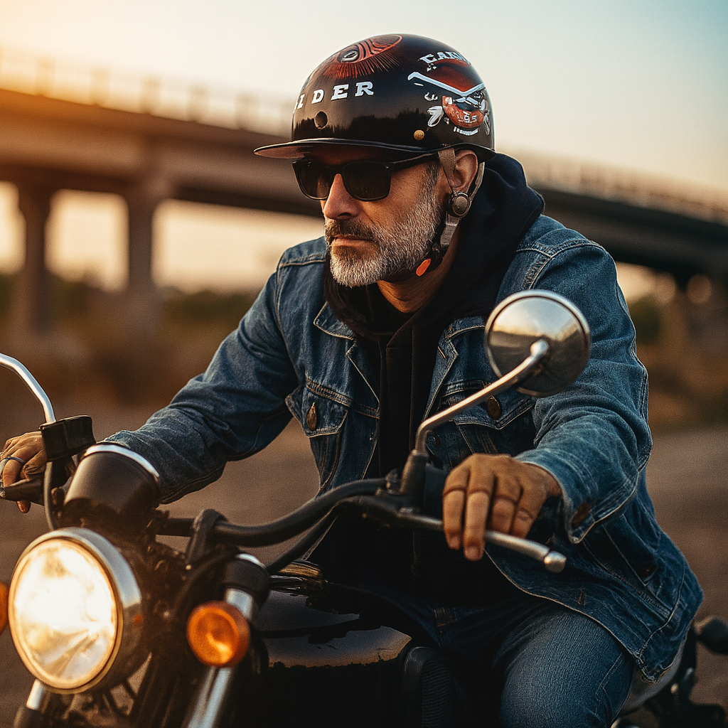 Motorhelm Halve Gezichtshelm Baseballpet Stijl ABS Veiligheidsschaal