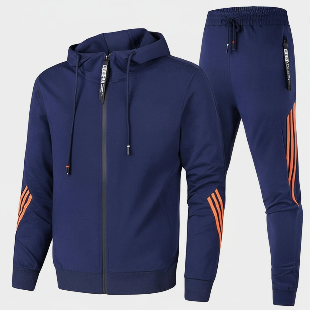 Trainingspak Heren Sportief Ademend Tweedelig Comfort Set