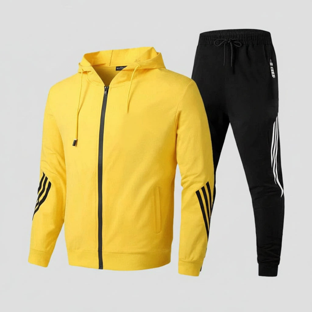 Trainingspak Heren Sportief Ademend Tweedelig Comfort Set