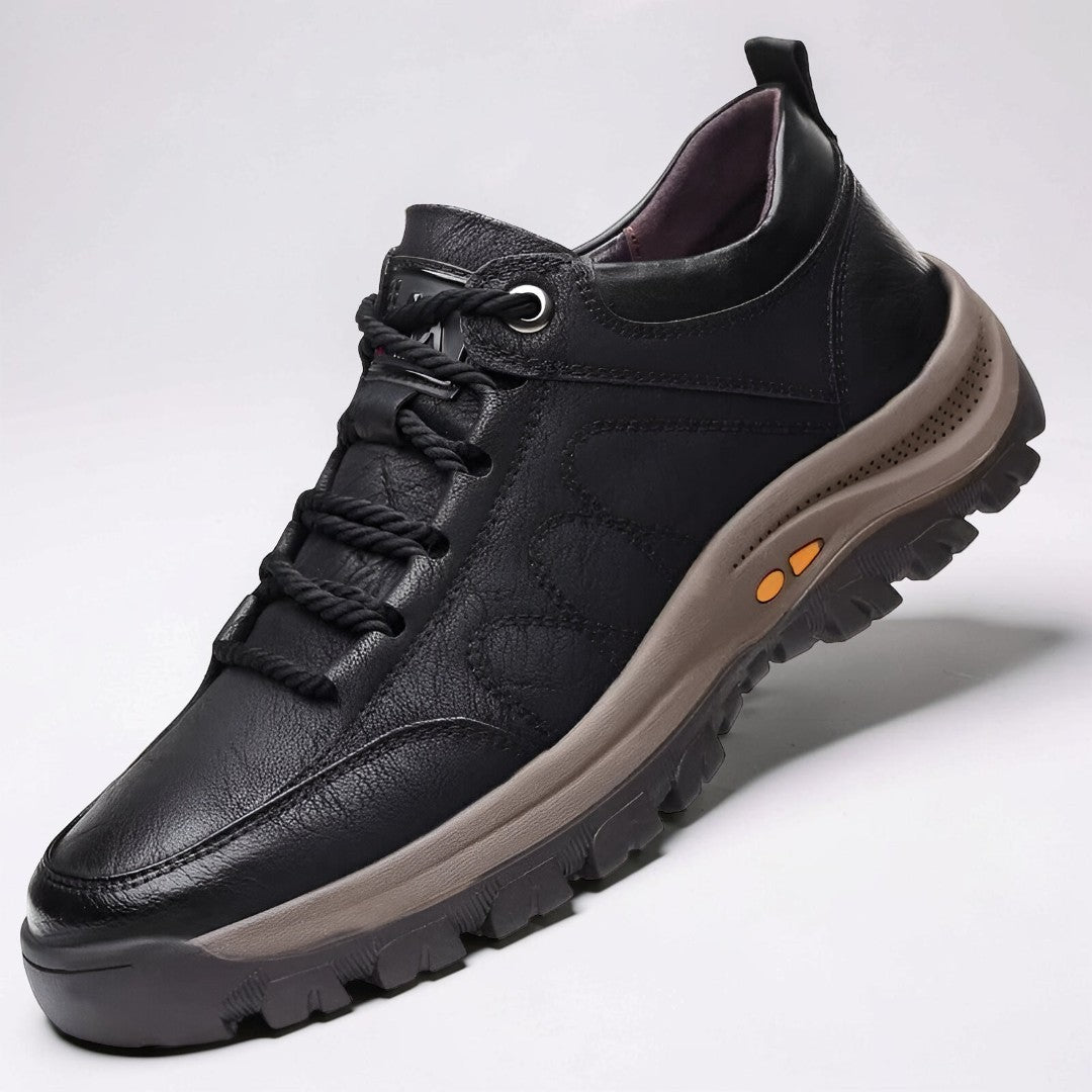 Scarpe Uomo Pelle Impermeabili Stringate Casual
