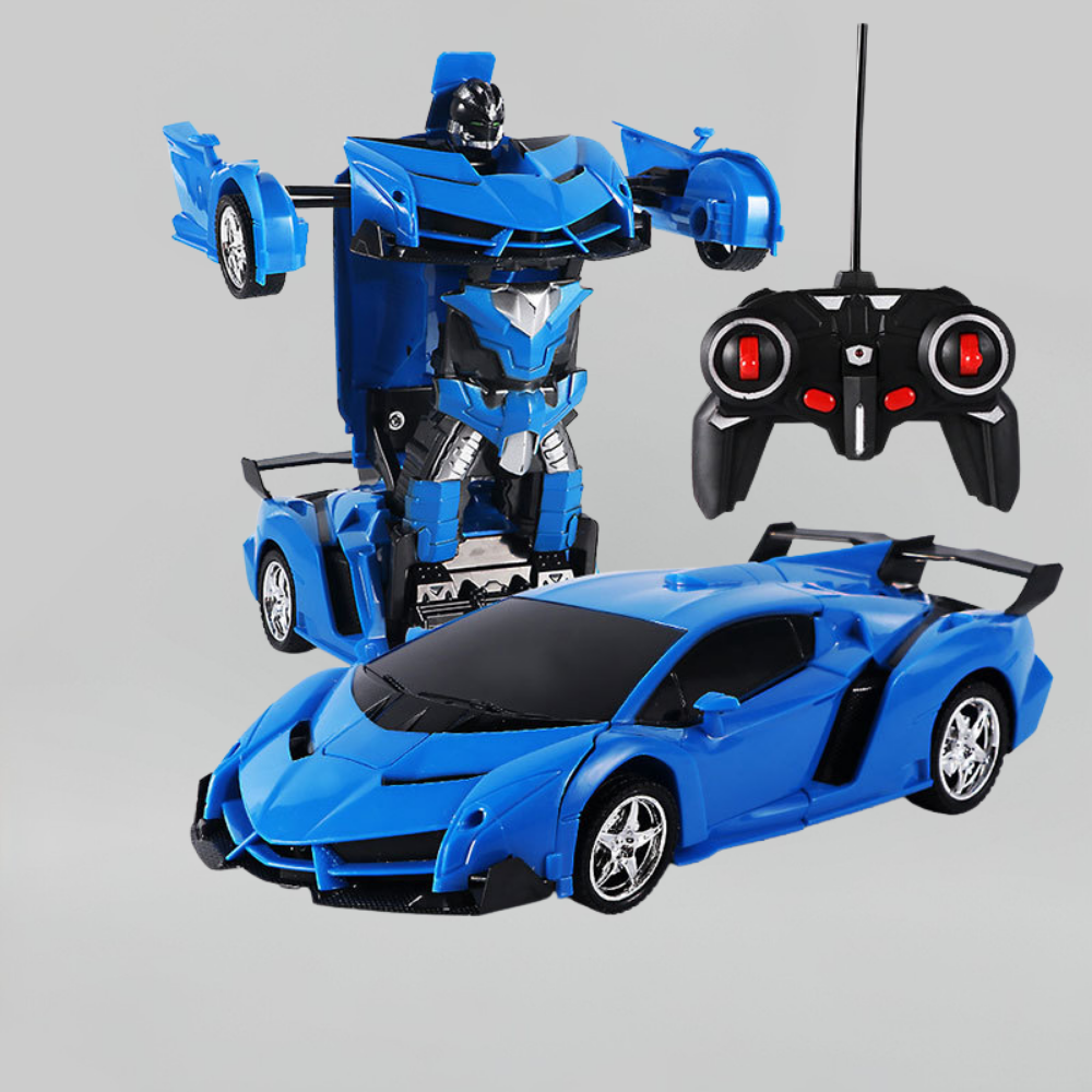 Brinquedo Carro RC Robô Transformável Rotação 360° Controlo Remoto