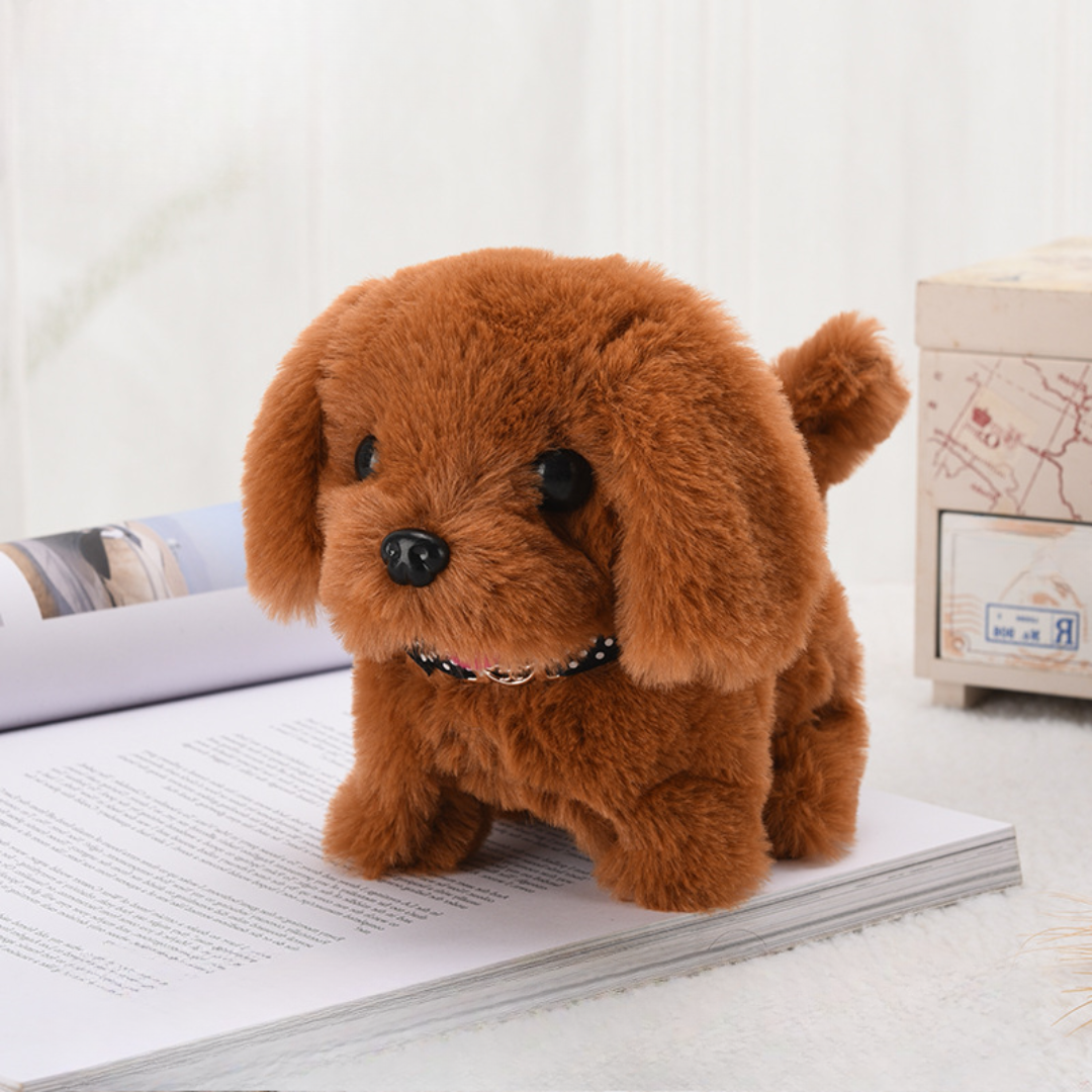 Brinquedo Robô Cão Interativo Husky Cachorro de Peluche Eletrónico