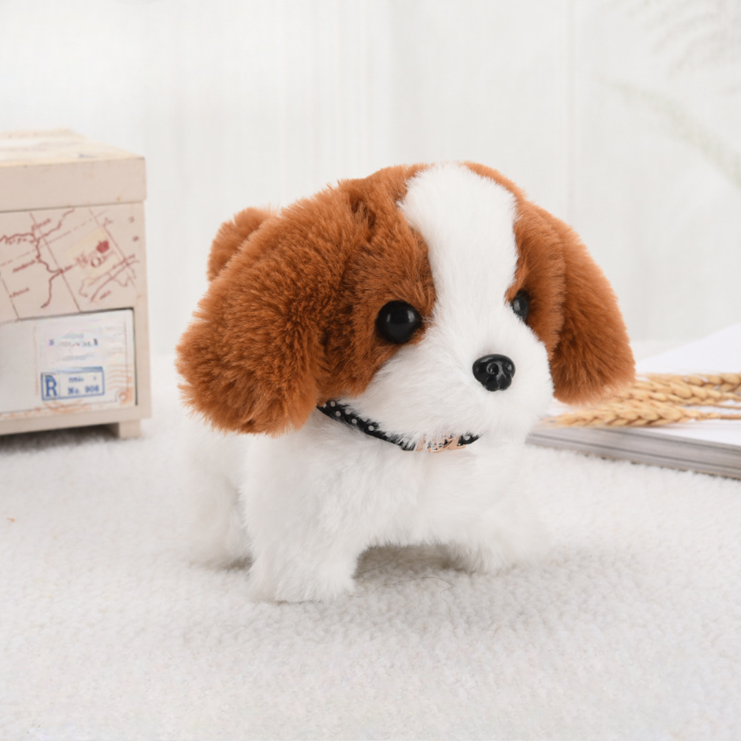 Brinquedo Robô Cão Interativo Husky Cachorro de Peluche Eletrónico