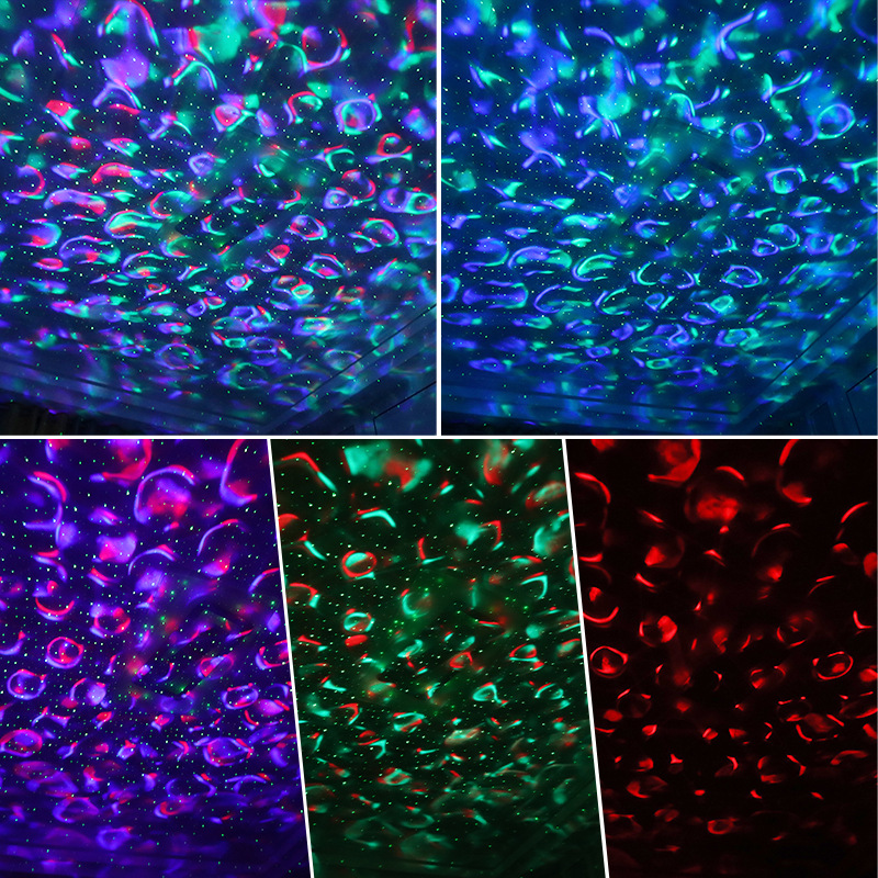 5 em 1 Galáxia - um Projetor de Estrelas com Altifalante Bluetooth