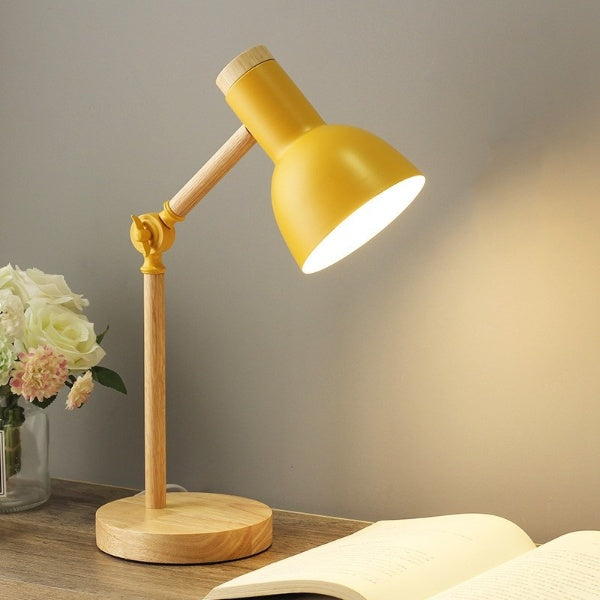 Lampada da lavoro LED in legno