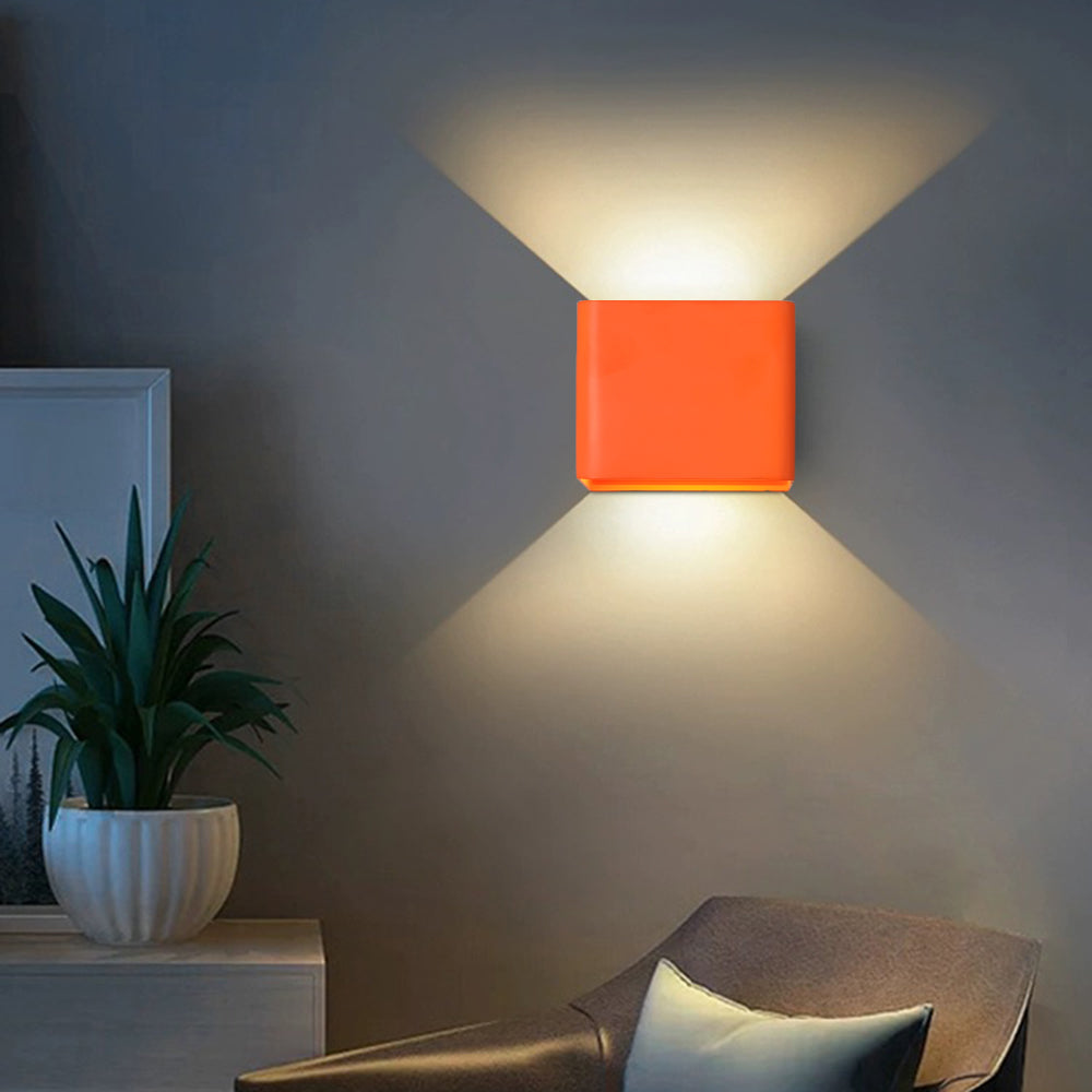 Lámpara de pared LED Orr Moderne - Negro/Blanco/Amarillo/Verde/Rojo Salón/Dormitorio Metal
