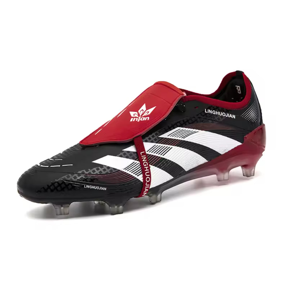 Scarpe da calcio uomo Mondiali con tacchetti alti, allacciate, antiscivolo