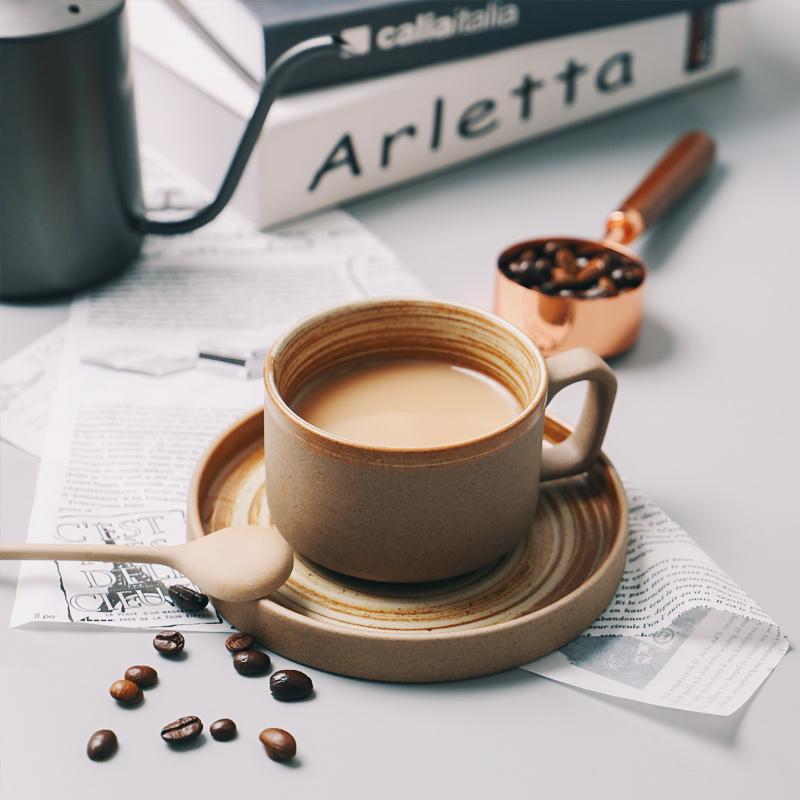 Set di 3 Tazze da Caffè in Ceramica