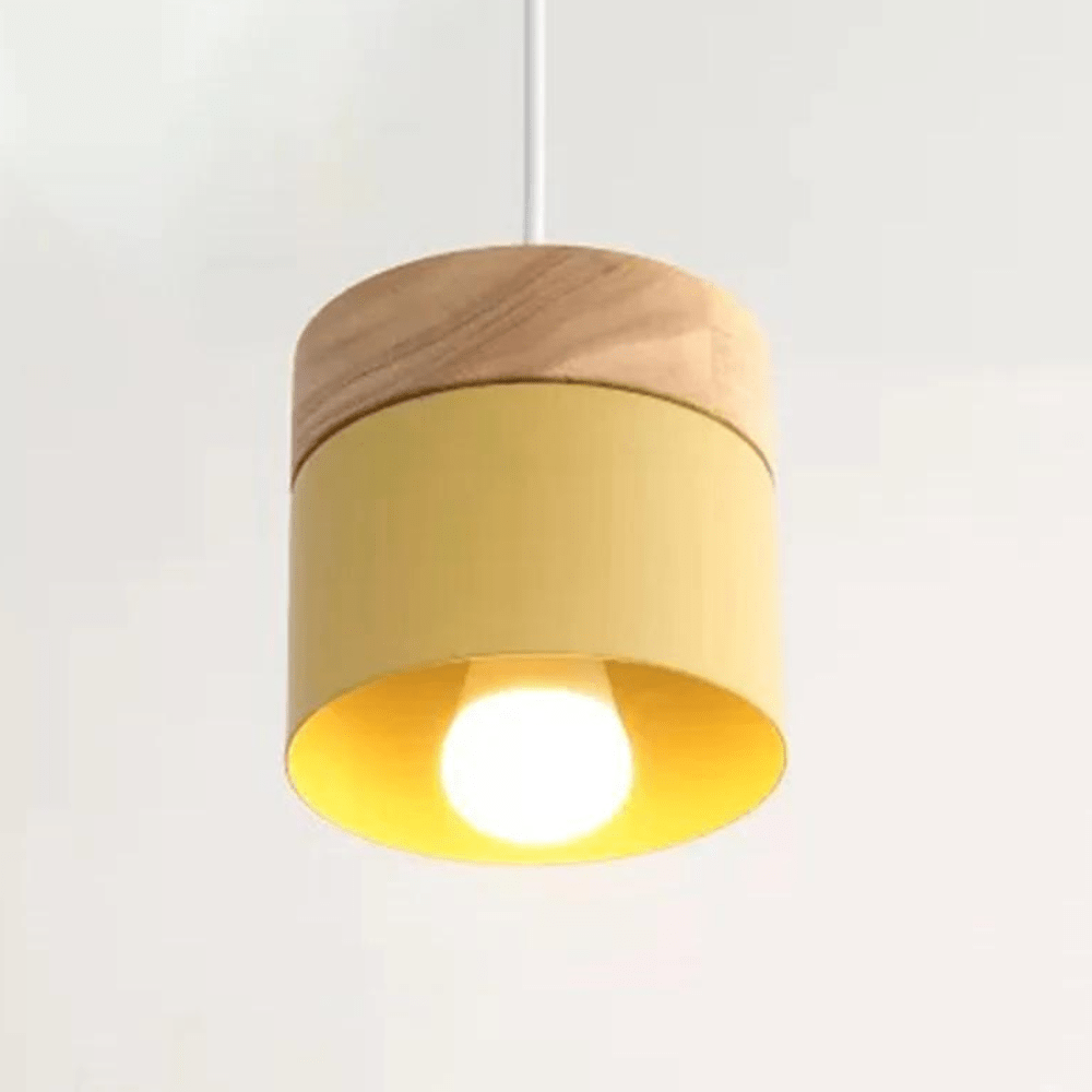 Lampada a sospensione LED cilindrica design di lusso