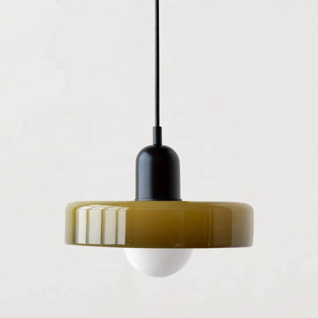 Lámpara colgante de vidrio vintage elegante